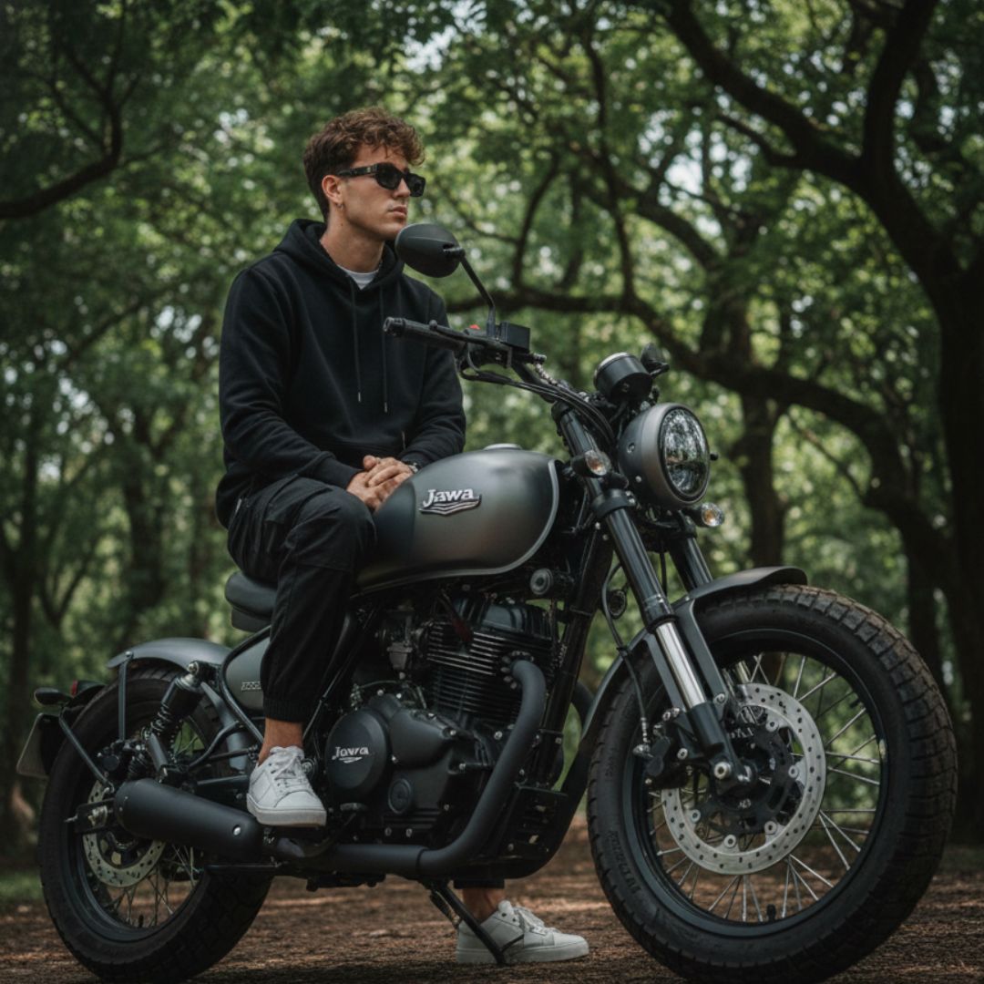 Men’s Premium Hoodie - Black - Image 5