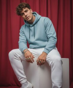 Alternative view of Men’s Premium Hoodie - Gray